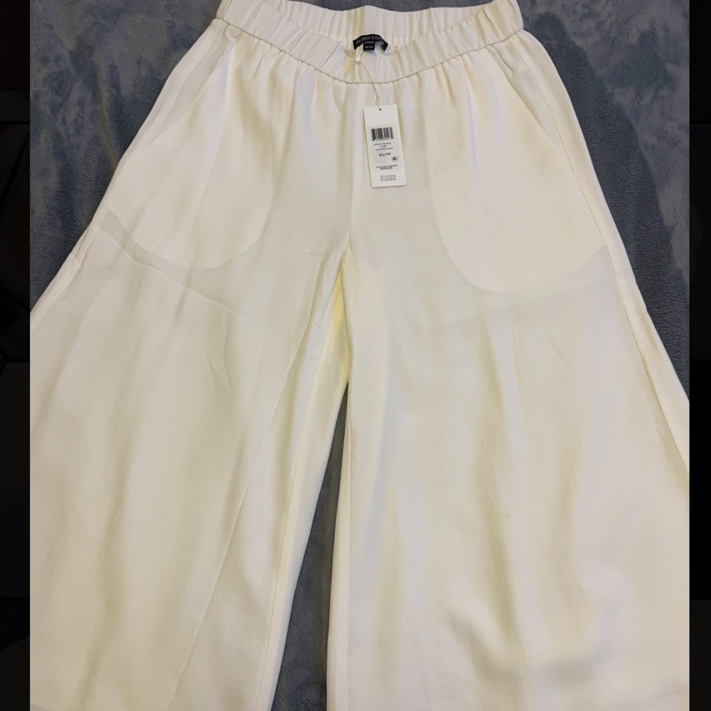 Eileen Fisher Silk cropped pants